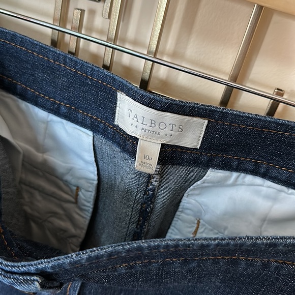 Talbots Denim Skirt Size 10p - Picture 2 of 8